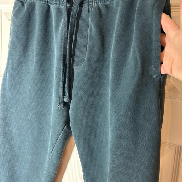 American Eagle Outfitters Teal Joggers Size M Streetwear Athleisure Distressed - Picture 2 of 15